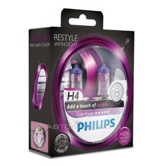 Philips H4 ColorVision Purple Philips H4 ColorVision Purple